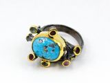 Anéis de diferente modelos - venda atacada - design otomana - pedras semi-preciosas