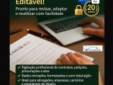 Digitação de Contratos e Documentos Jurídicos no Word de forma editável